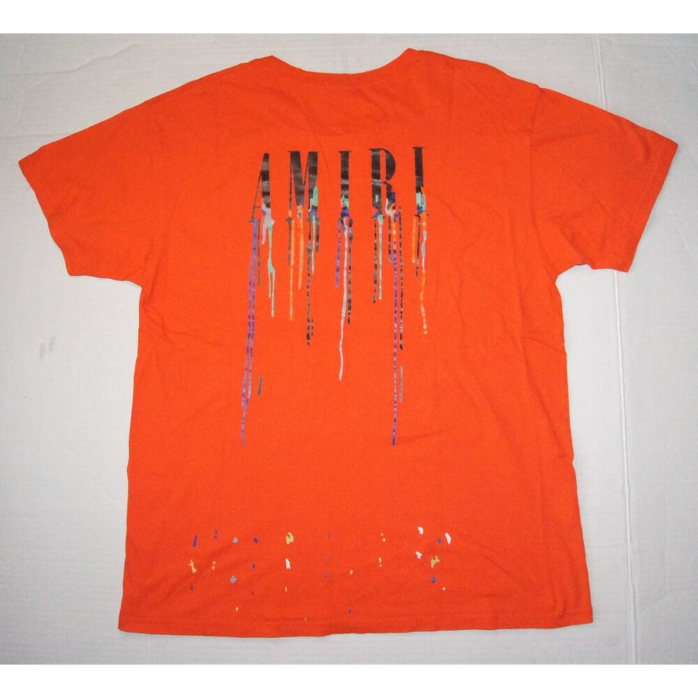Amiri T-Shirt Paint Drip Core Logo